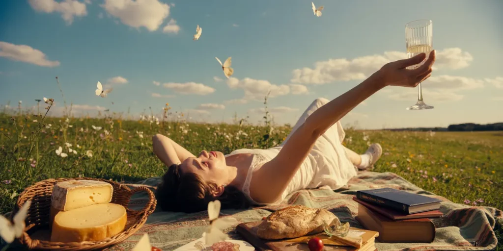 Samantha Jones - Teddy - creating a fantastic picnic complete with butterflies