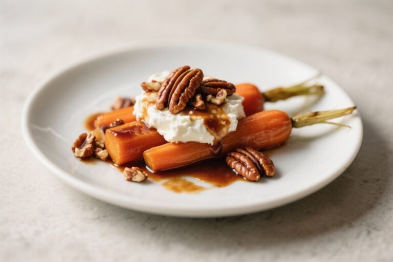 Barbecued Carrot, Ricotta, and Toasted Pecans – Smoky, Sweet, and Satisfying