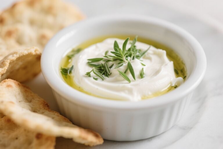 Crème Fraîche Dip With Garden Herbs – Bright, Creamy, and Fresh