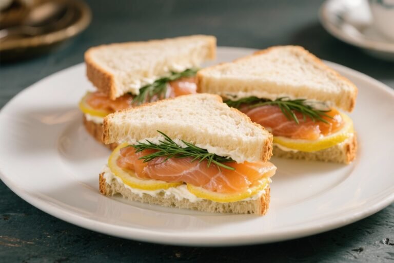 Winslow’s Tea Sandwiches: Salmon & Dill With Lemon Cream Cheese – Simple, Elegant Finger Food