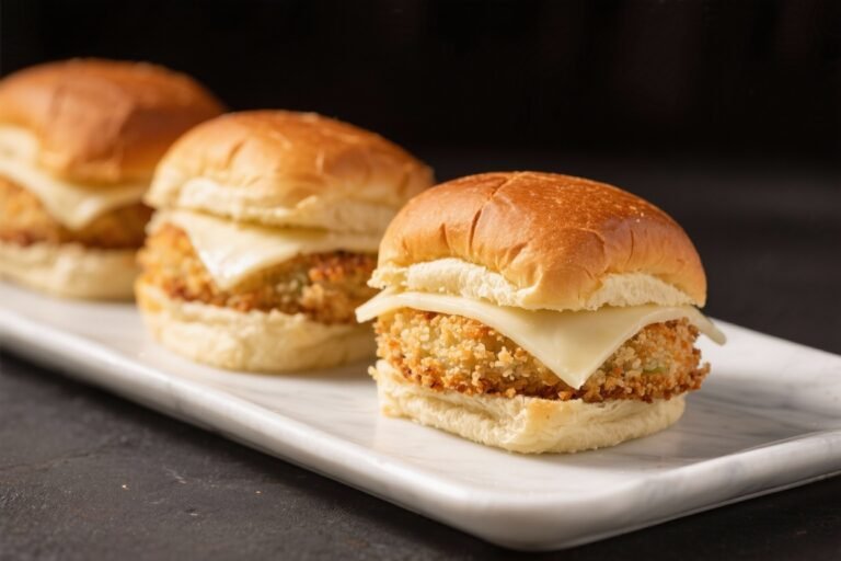 Panko Goat’s Milk Cheese Sliders – Crispy, Tangy, and Crowd-Pleasing
