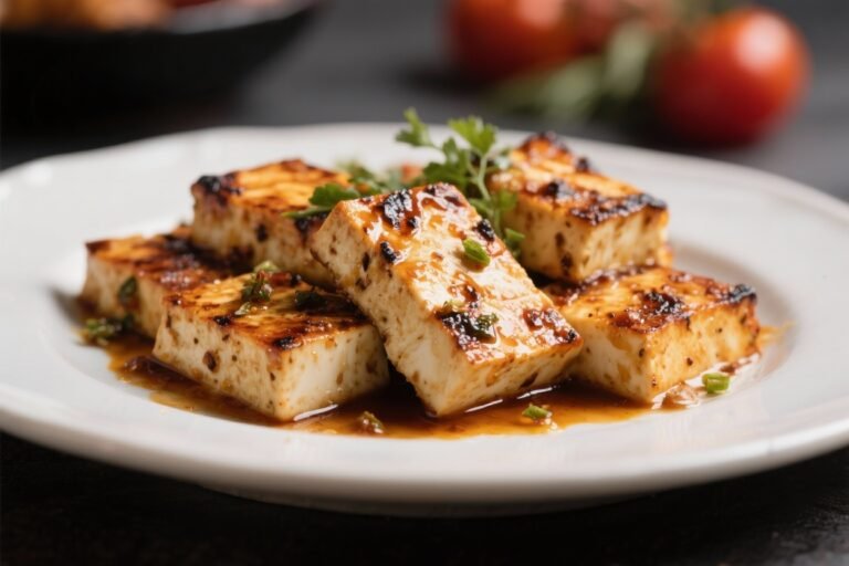 Marinated Braaied Tofu – Smoky, Savory, and Satisfying