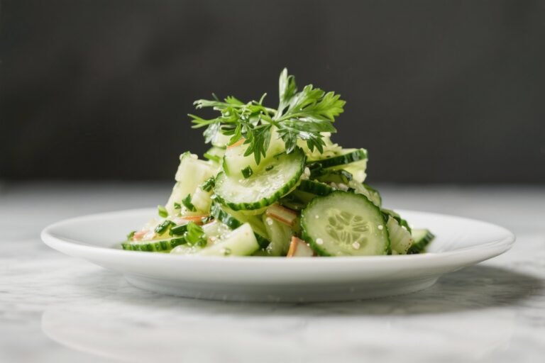 Cucumber Salad With Fresh Herbs – Crisp, Bright, and Easy