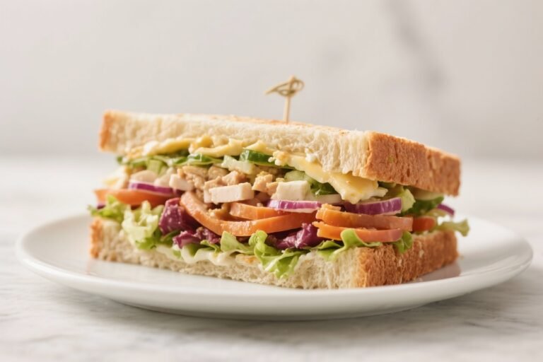 Cobb Salad Sandwich – A Fresh, Satisfying Twist on a Classic