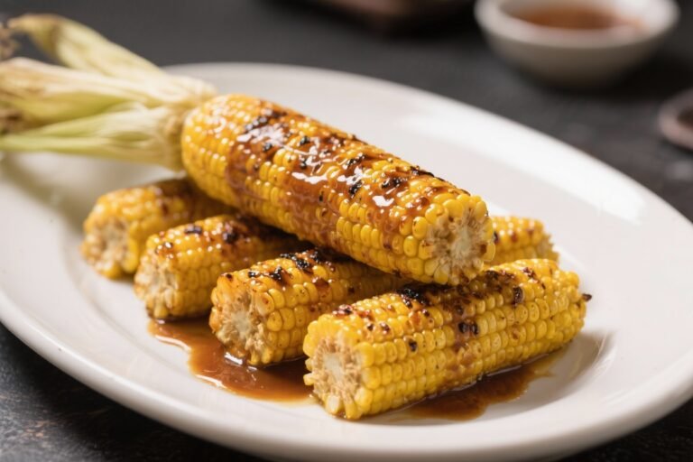 Braaied Corn With Miso Butter Glaze – Sweet, Smoky, and Umami-Rich