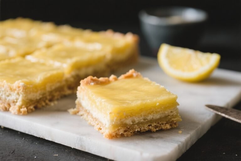 Tart Lemon Bars (Tassajara Favorite) – Bright, Buttery, and Simple