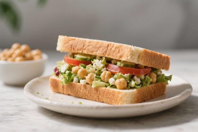 Chickpea Salad Sandwich – A Fresh, Satisfying Classic