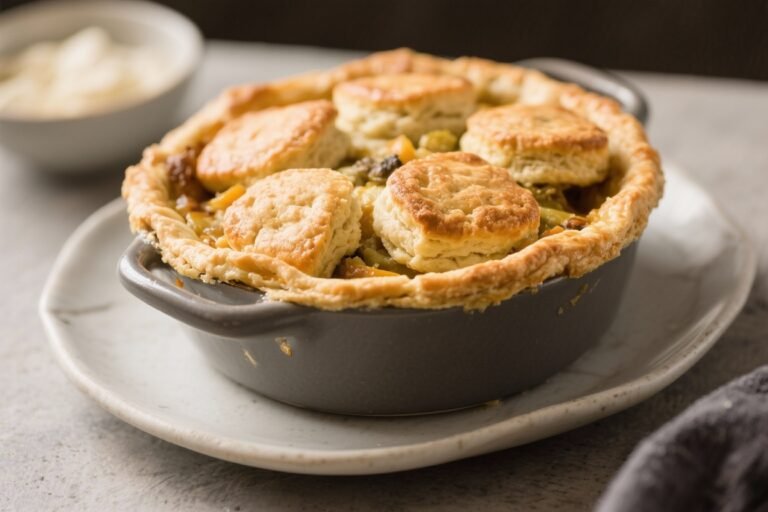 Kula Pot Pie With Biscuit Topping – A Cozy, Island-Inspired Comfort Meal