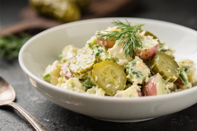 Best Potato Salad With Dill Pickles – Creamy, Tangy, and Crowd-Pleasing