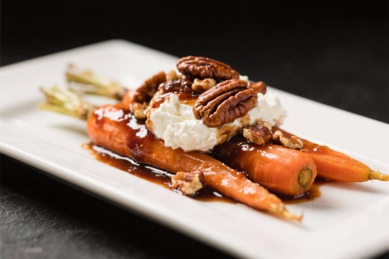 Barbecued Carrot, Ricotta, and Toasted Pecans – Bright, Smoky, and Satisfying