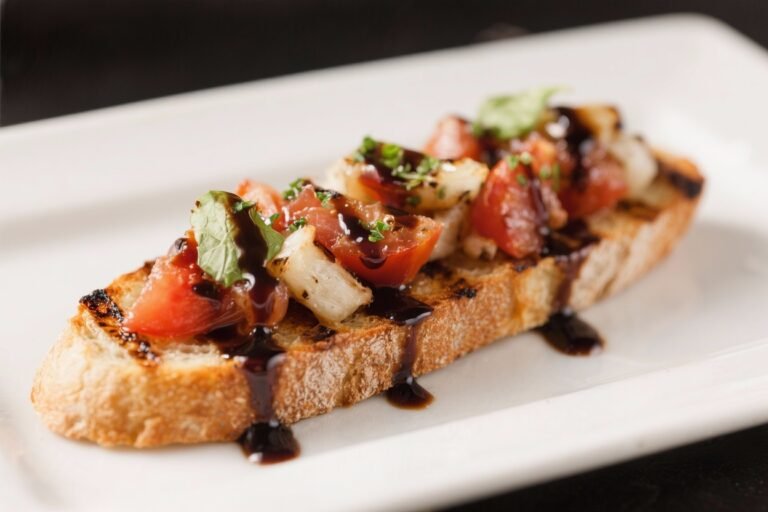 Grilled Bruschetta With Balsamic Glaze – A Fresh, Flavor-Packed Appetizer