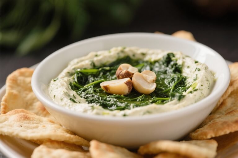 Vegan Spinach Dip With Water Chestnuts – Creamy, Crunchy, Crowd-Pleasing