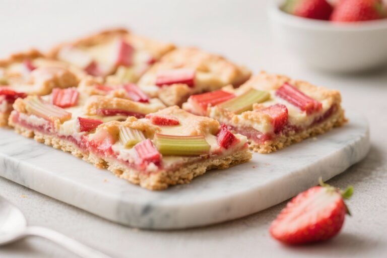 Strawberry Rhubarb Bars – Sweet, Tangy, and Perfect for Sharing