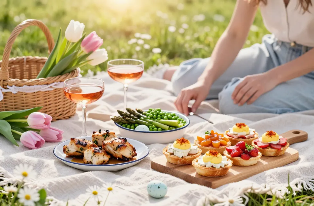 Easter Picnic for Two: Romantic, Low-Lift, Still Special Delight