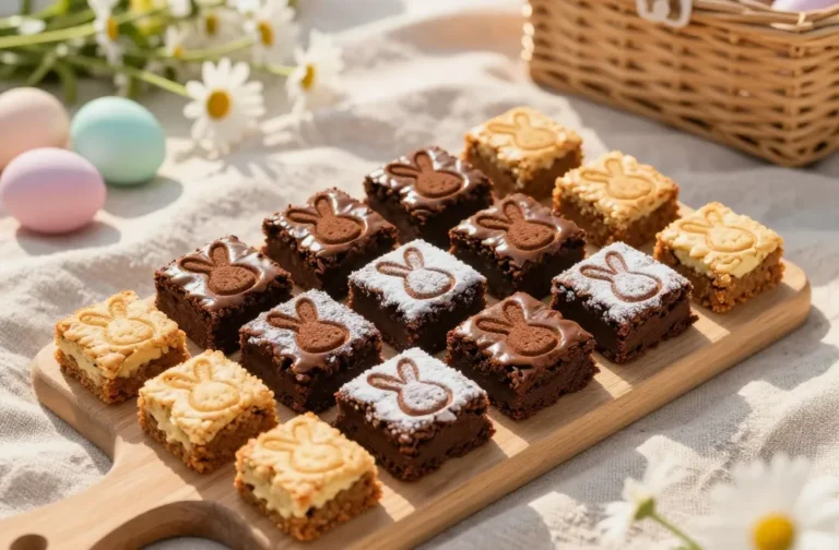 Viral 25 Easter Picnic Brownies and Blondies (Bunny Stamped)