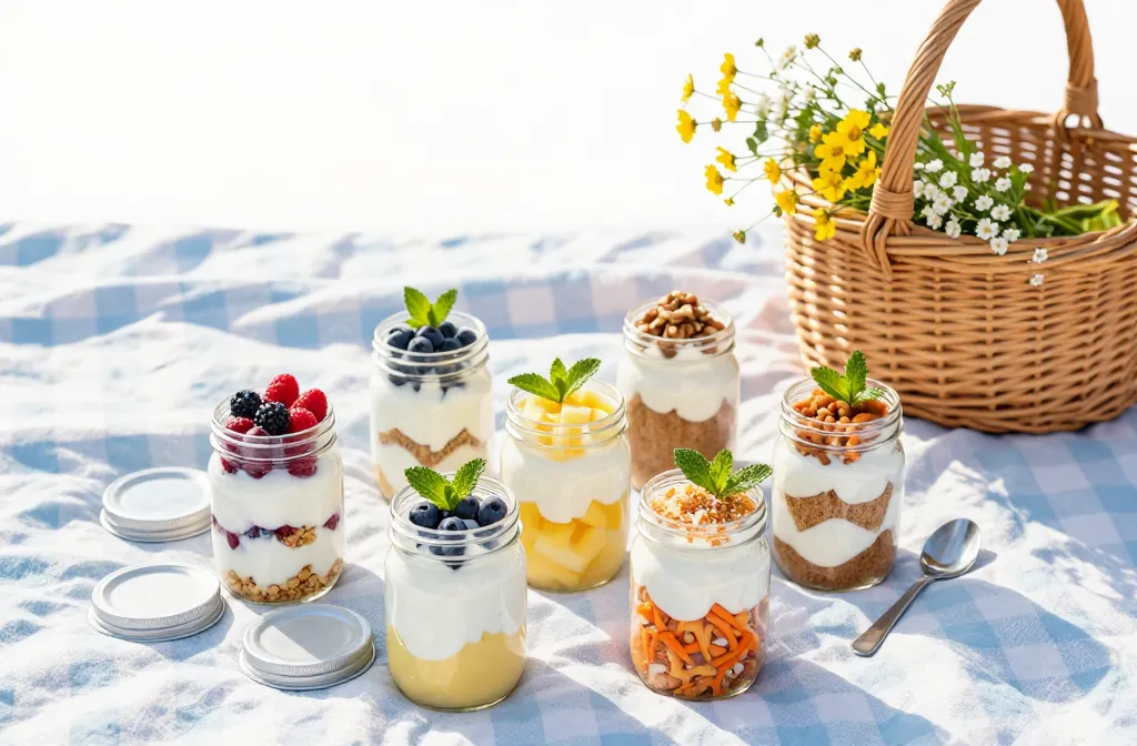 Viral 20 Easter Picnic Yogurt Parfaits in Travel Jars