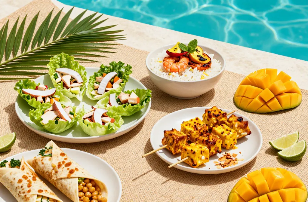 Tropical Twist Easter Picnics: Mango and Coconut Vibes Unleashed
