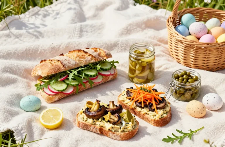 Vegan Easter Picnic Spread: Plant-Based and Picnic-Perfect Magic