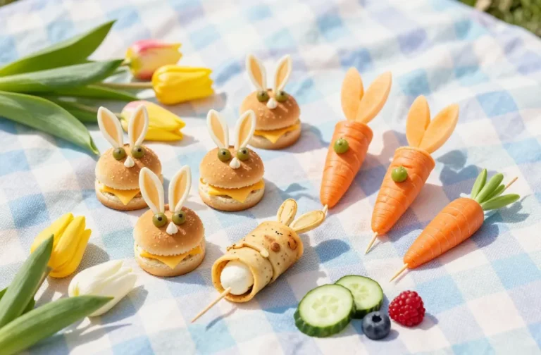 Irresistible 25 Bunny-Shaped Easter Picnic Snacks Kids Devour