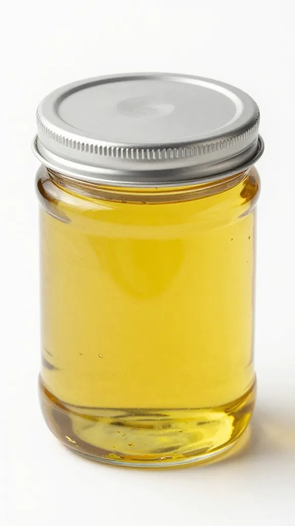airtight travel jar of picnic dipping oil, lid on
