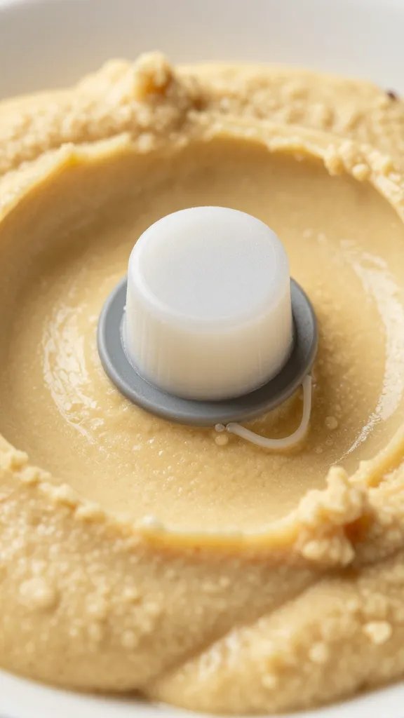 hummus tub tamper seal ring closeup, intact