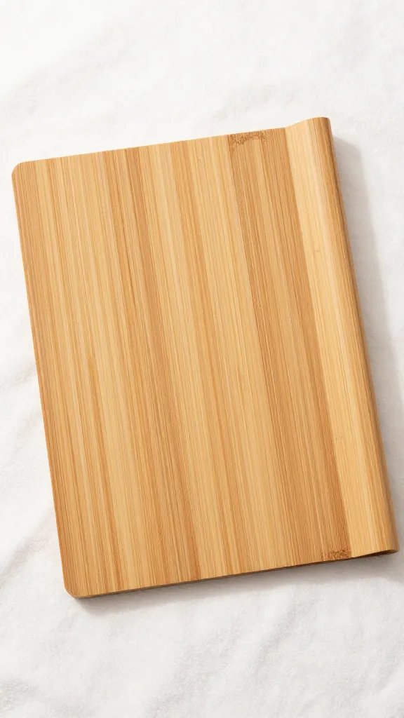 foldable bamboo board partially unfolded on blanket