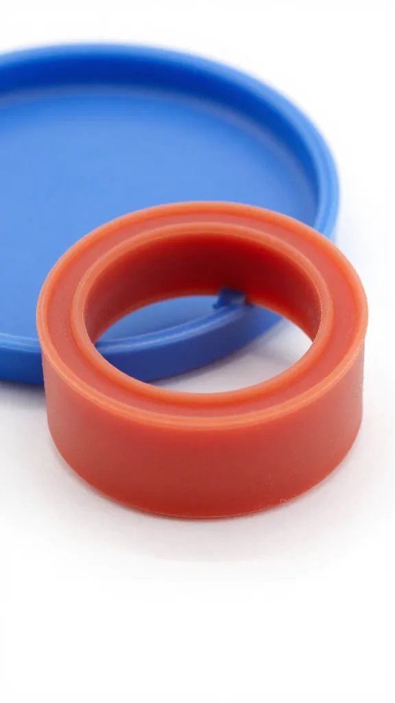 silicone gasket lid detail on leakproof tapenade container