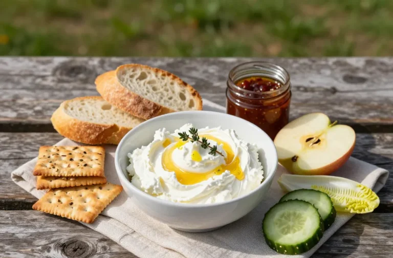 Viral Honey Whipped Goat Cheese for a Picnic: Easy Recipe + Best Dippers to Pack