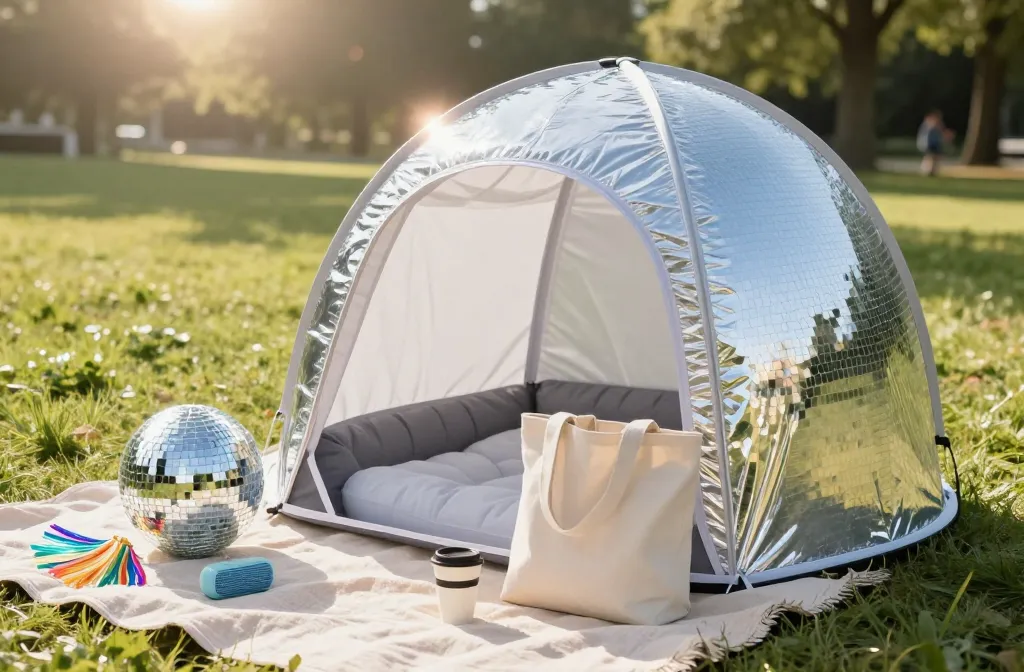 Viral Disco Picnic Decor That Packs Into One Tote (No Extra Trips)