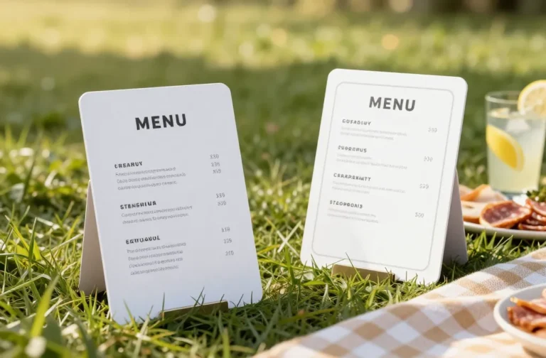 Personalized Picnic Signage That Won'T Curl, Smear, or Flop in Humidity Magic
