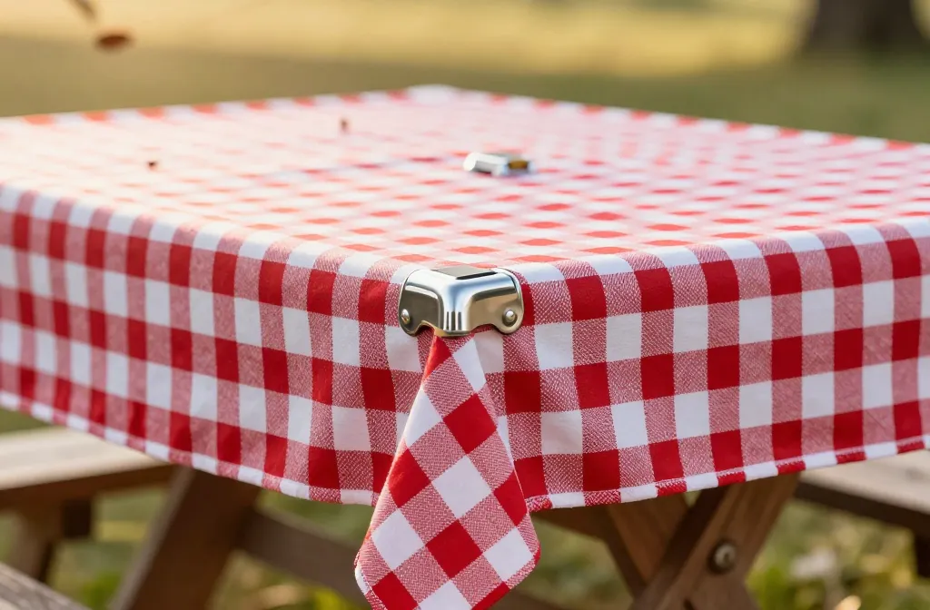 Picnic Tablecloth Weights: What Actually Holds in Gusts (Without Tearing Fabric)