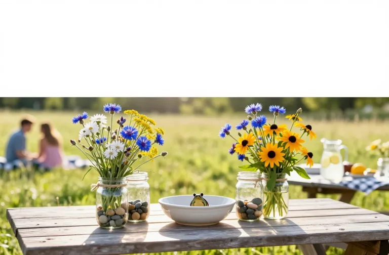 11 Wildflower Picnic Centerpieces That Don'T Tip Over Hot Picks