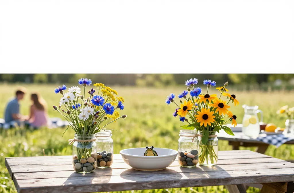 11 Wildflower Picnic Centerpieces That Don'T Tip Over Hot Picks