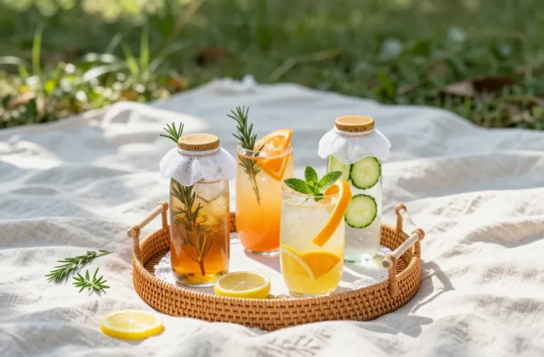 Genius Outdoor Picnic Drink Styling That Won'T Attract Bugs (Swaps + Covers)