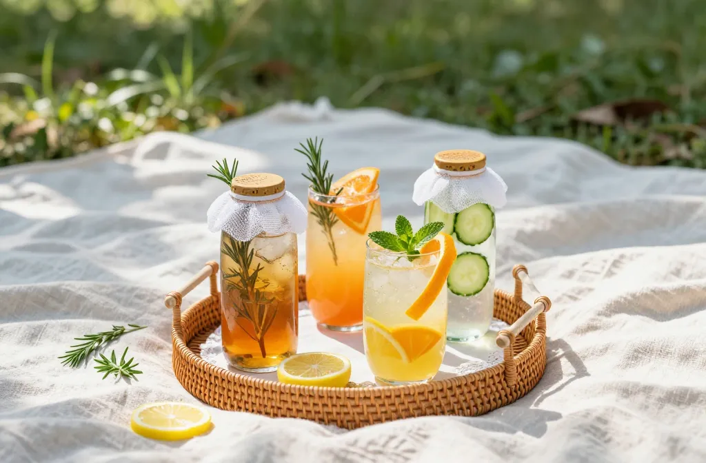 Genius Outdoor Picnic Drink Styling That Won'T Attract Bugs (Swaps + Covers)