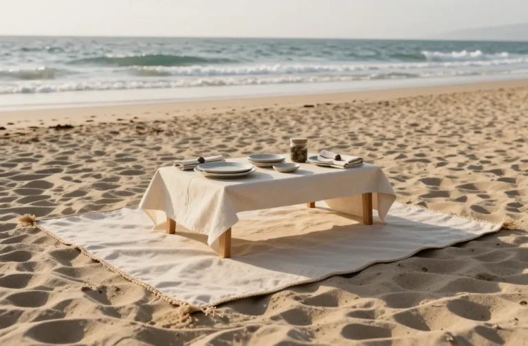 Coastal Picnic Decor That Handles Beach Wind (Low Profile Only) Secrets