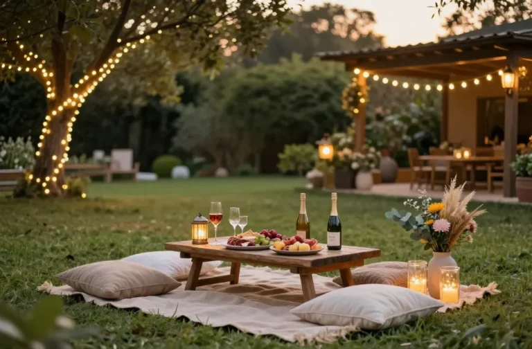 Viral Guide to Garden Party Picnic Lighting + Florals That Don'T Die in 60 Minutes