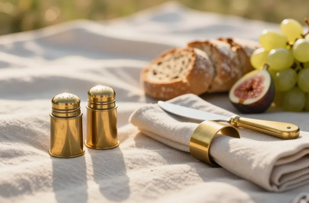 12 Vintage Picnic Brass Accent Ideas That Add Glow Without Bulk