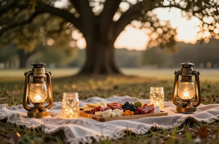 9 "No Open Flame" Vintage Picnic Lighting Tricks (Lantern Look, Battery Reality) Magic