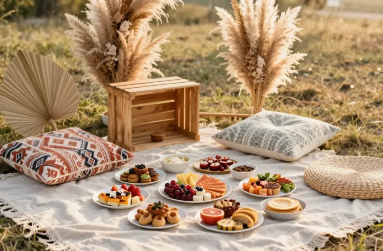 10 Boho Picnic Photo Corners That Don'T Interrupt Eating Now