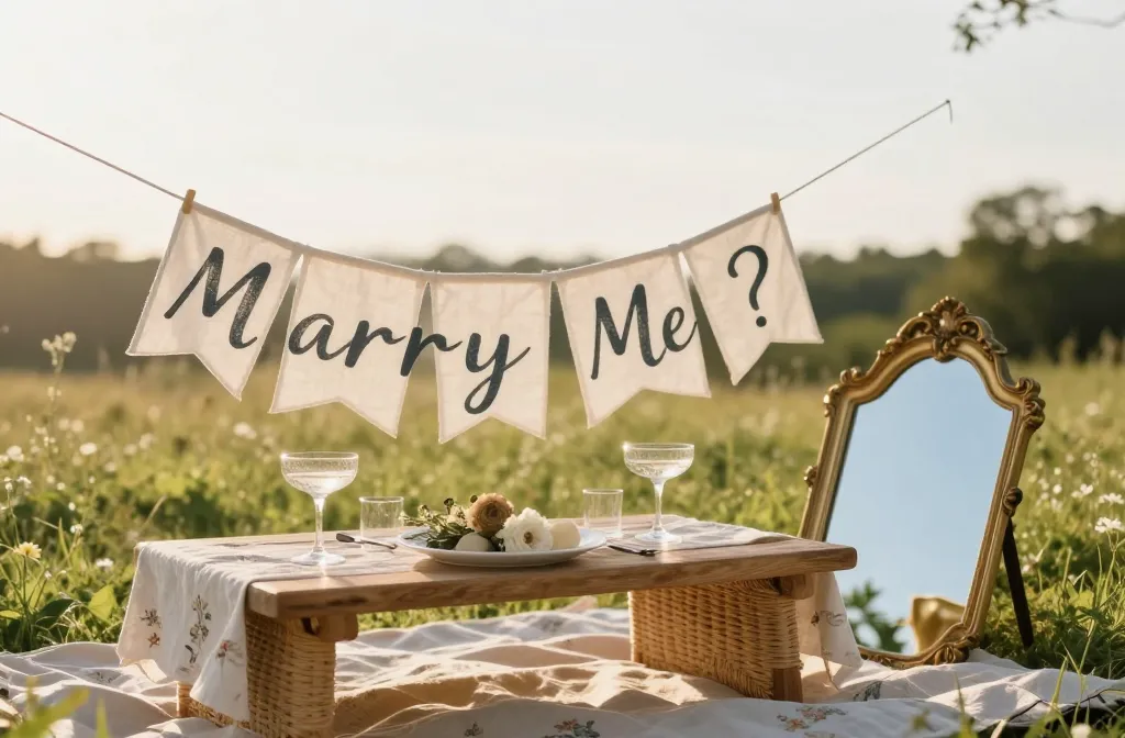 10 Proposal Picnic Sign Ideas That Aren'T Cringe Done Right