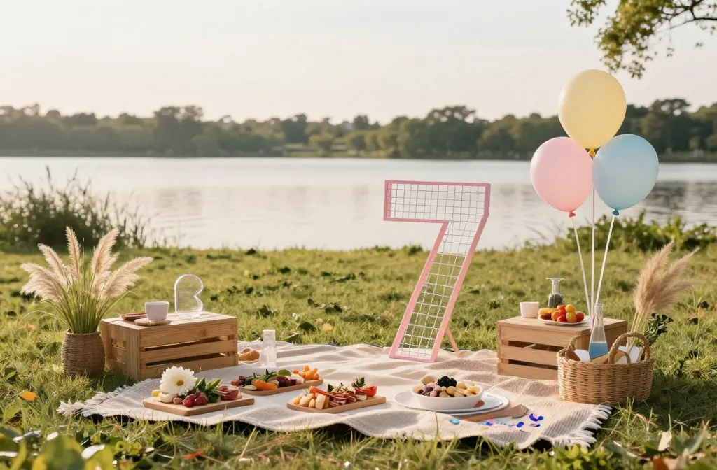 9 Ways to Style a Picnic Birthday Number Without Blocking the View That Wow