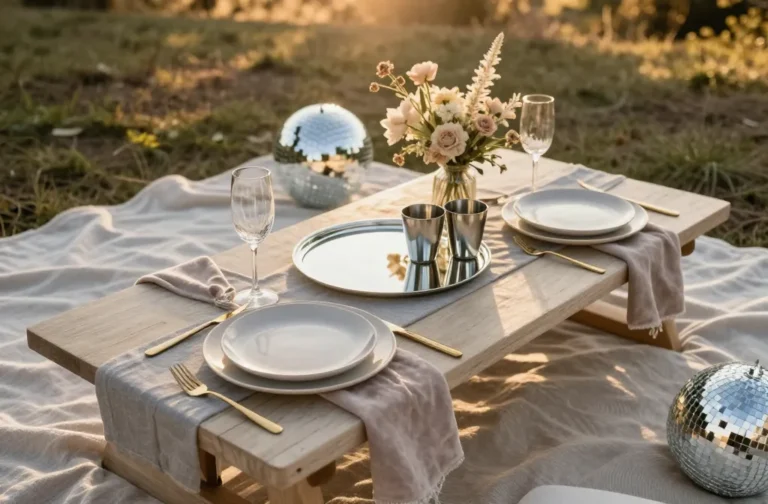 Steal These 12 Metallic + Neutral Disco Picnic Combos That Look Expensive