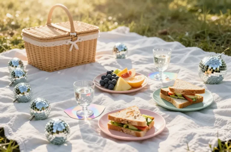 Sparkle Anywhere 13 Disco Ball Picnic Decor Ideas That Pack Small
