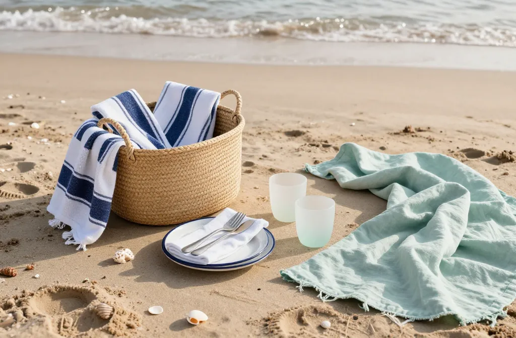 Steal These 12 Coastal Picnic "One-Basket" Styling Systems