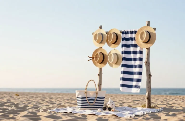 Viral 10 Coastal Picnic "Photo Corner" Ideas Using Hats, Totes, and Stripes