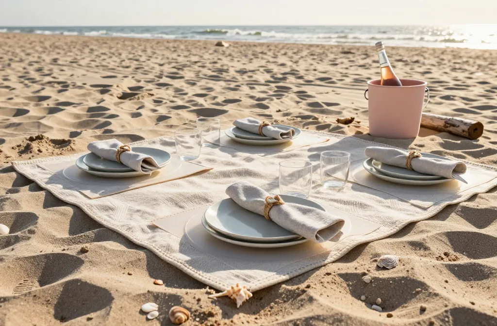 Viral Guide: 12 Coastal Picnic Place Settings That Won'T Slide on Blankets