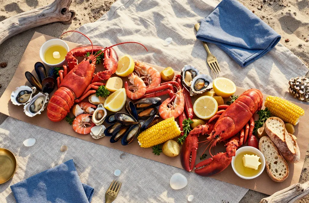 Viral 13 Seafood-Boil / Coastal Graze Picnic Styling Ideas (Decor Meets Food)