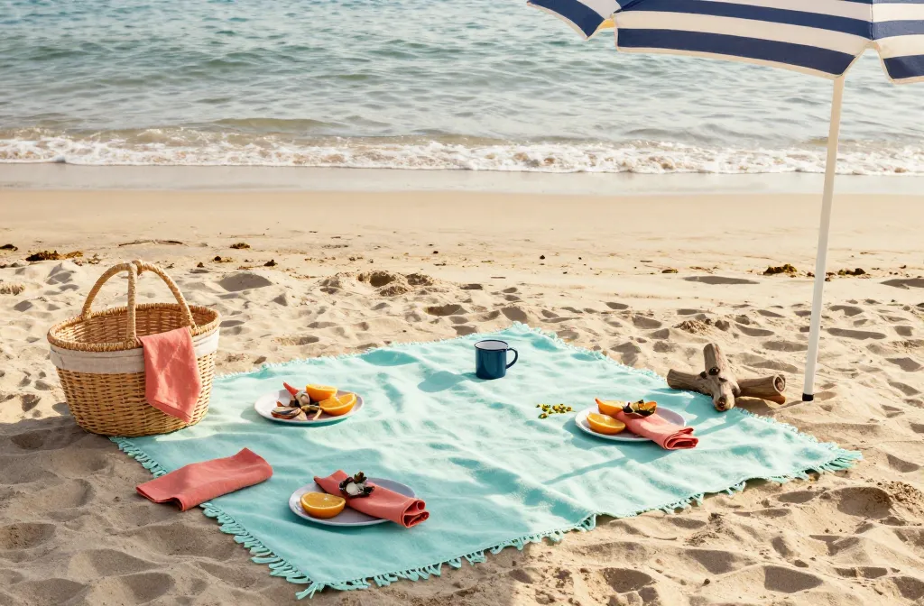 Viral Guide to 12 Coastal Picnic Color Palettes Beyond Blue (Seafoam, Coral, Sand, Navy)