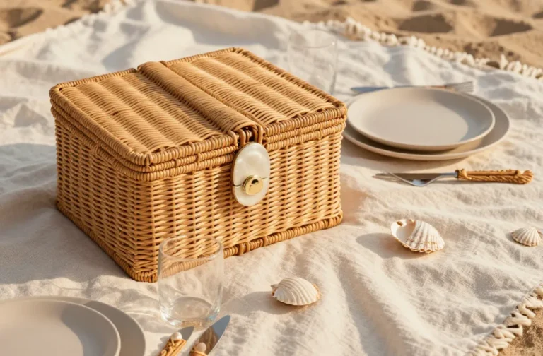 Chic Finds: 13 Shell + Rattan Picnic Accents That Don'T Look Cheesy